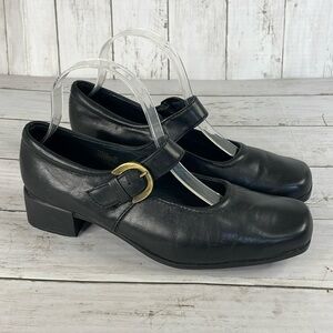 Josef Seibel Black Block Heel Mary Janes